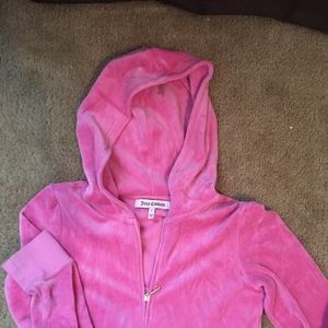 Juicy Couture Pink Velour Sweat  Suit